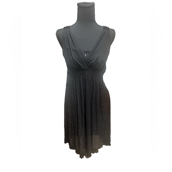 NWT Eci New York Black Sequin Dress size 4 - Picture 3 of 5